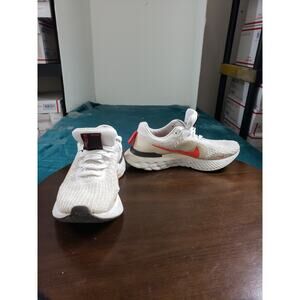 Nike React Infinity Run Flyknit 3 Shoes Size 8 Mens White Running Gym DZ3014-100